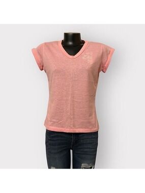 Elizabeth Adams Sport NEW VINTAGE Single Stitch Tee sz M Pastel Embroidery Shirt